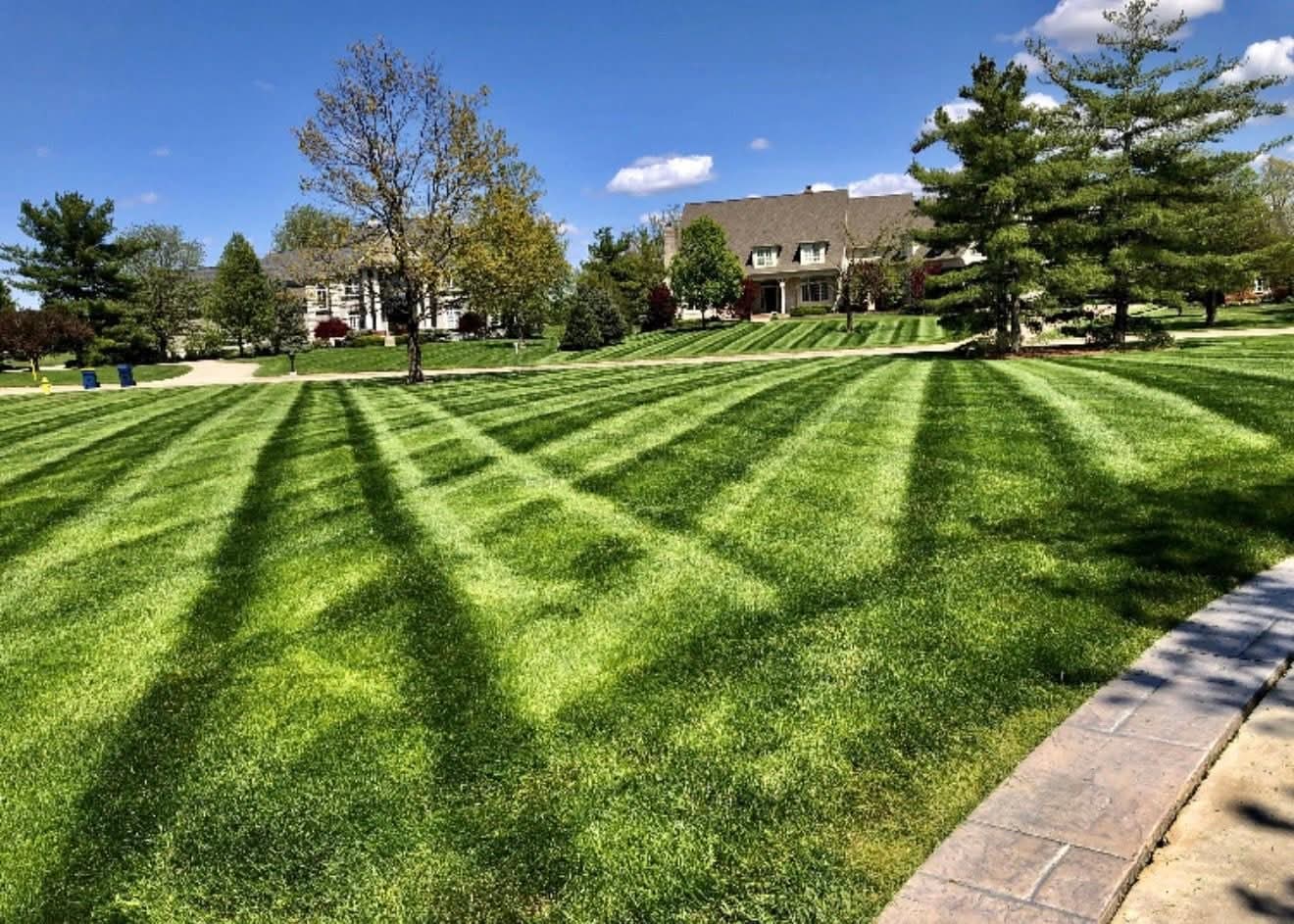 Fresh Mowing Lines by Royals Lawn Care