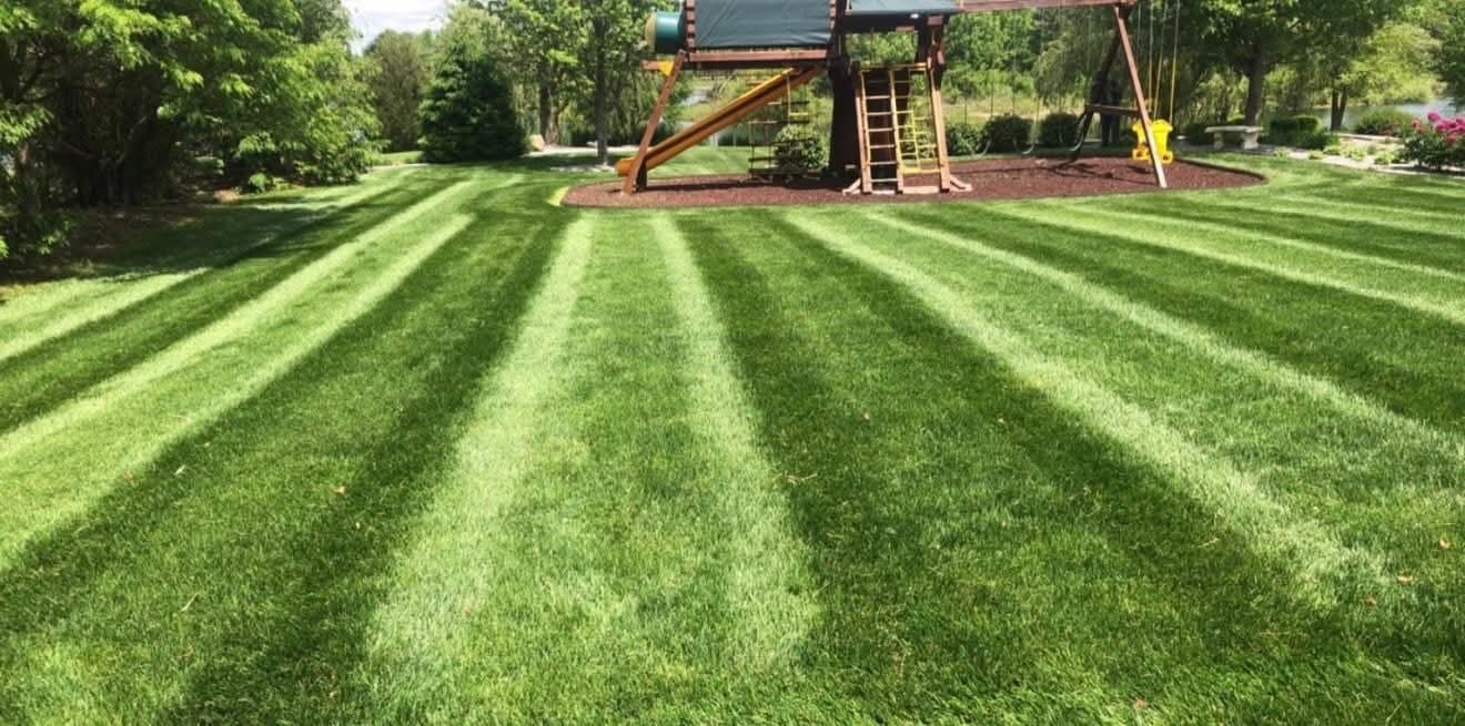 Finished Mowing Lines by Royals Lawn Care